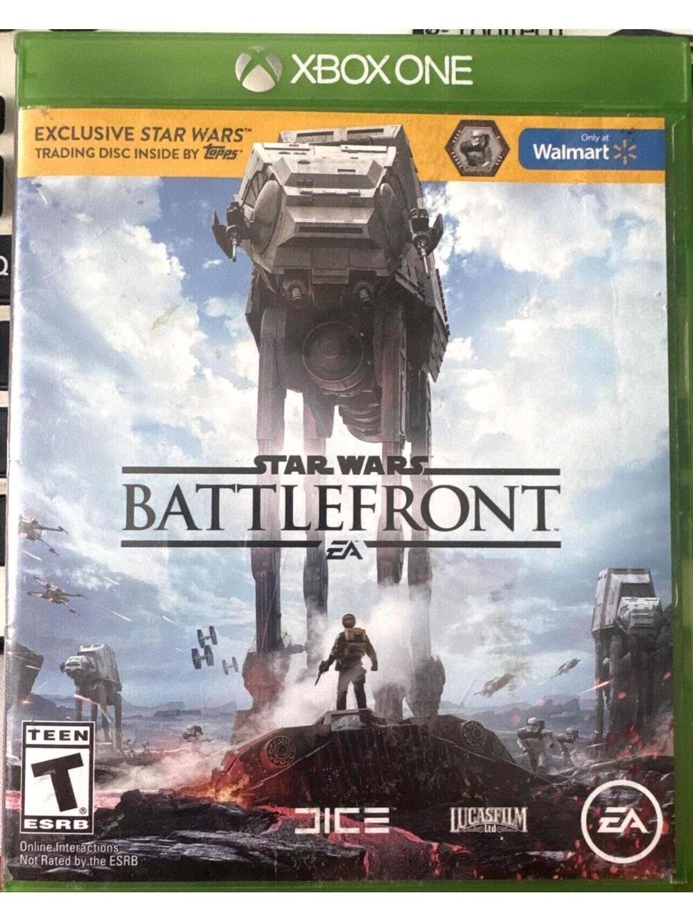 XBox One Star Wars Battlefront Walmart Ed w/ 3 Star Wars ProMo Cards No Manual